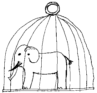 caged elephant
