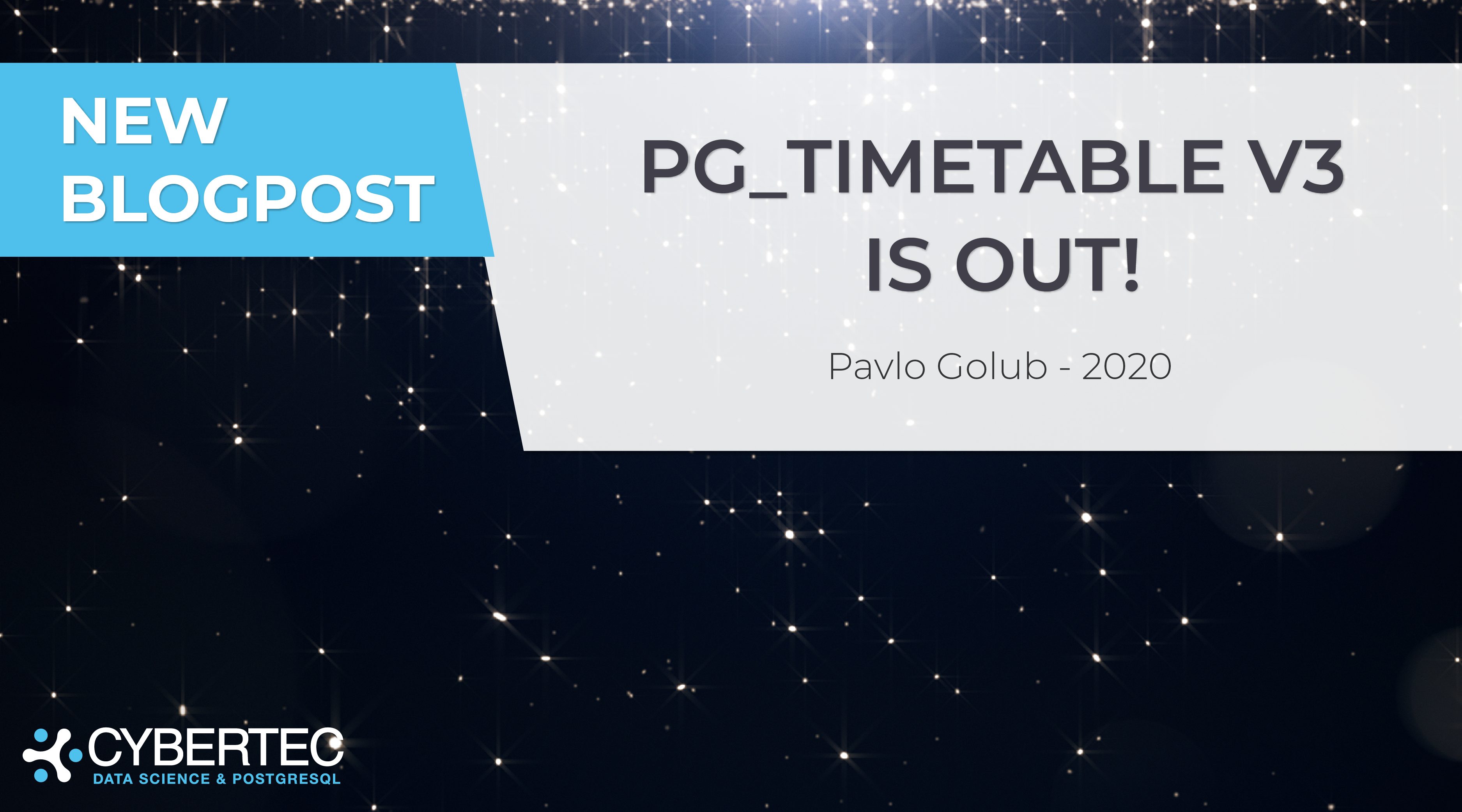 Pavlo Golub: pg_timetable v3 is out!