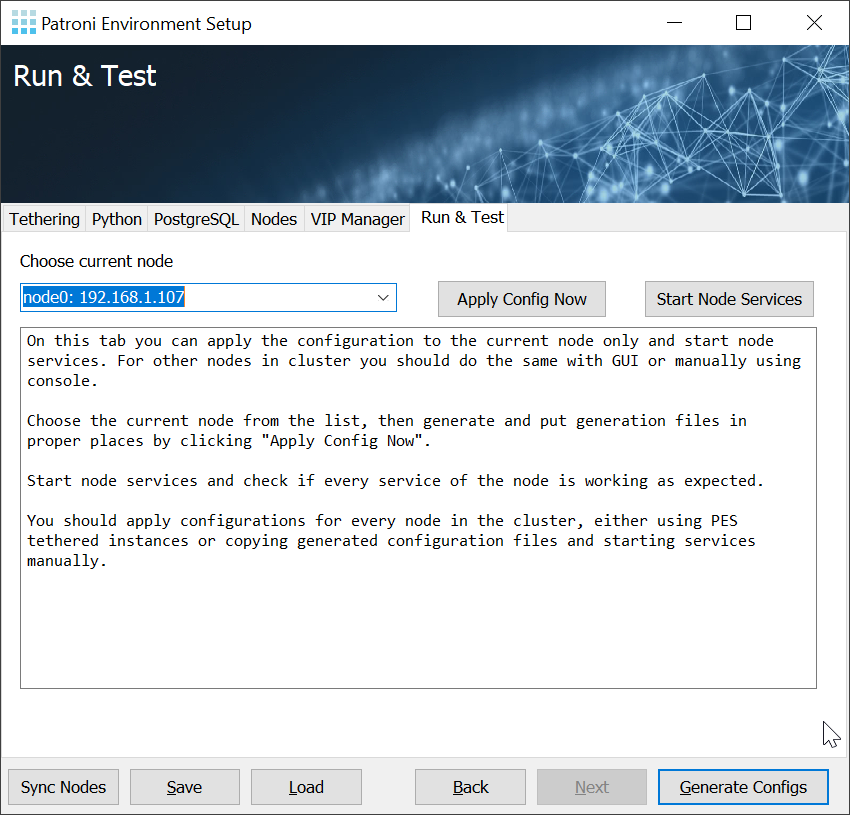 Run and Test - Patroni Environment Setup