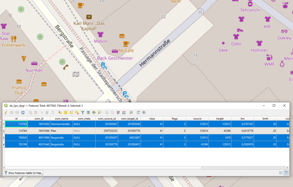 Selection Zero Transparency - QGIS