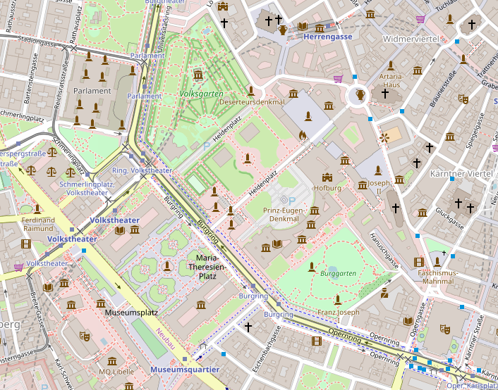 Map of Vienna - Geoserver