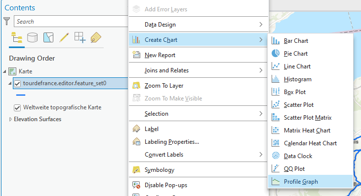 ArcGIS Pro - how to Create profile graph from feature class stage_14_gpx