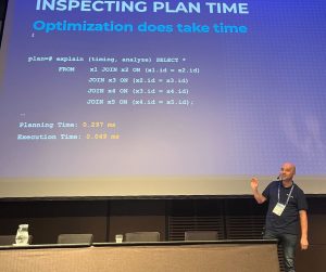 hans presenting